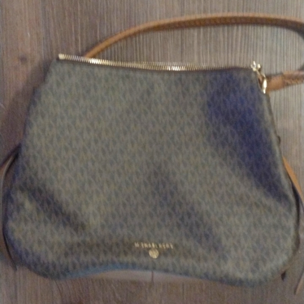 Brown MK Michael Kors tote